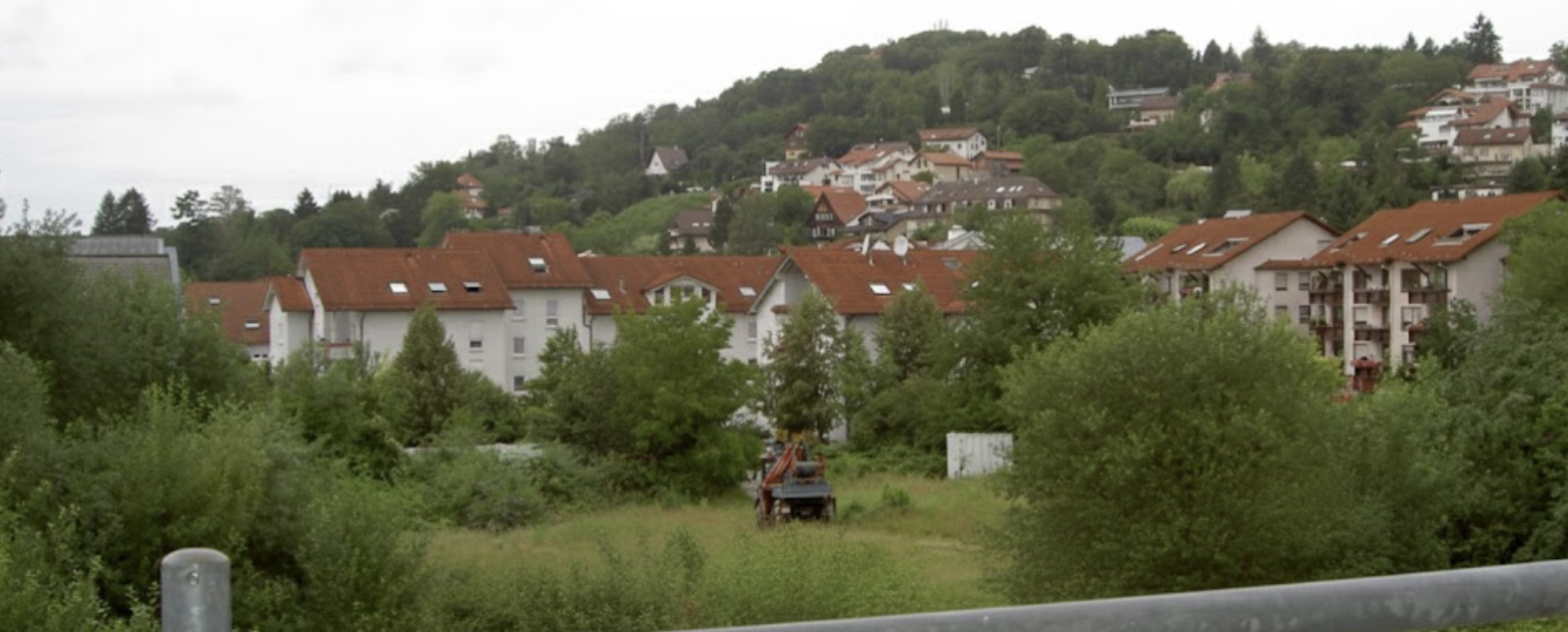 Arbeiten am Fahrländer Gelände 2006 - Baumaschinen bei der Sanierung
